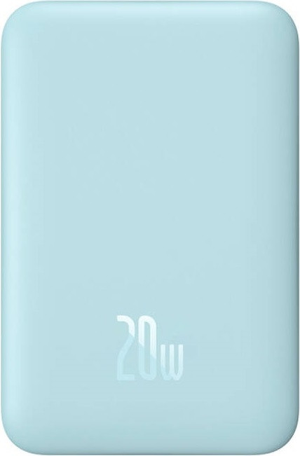 Портативний акумулятор Baseus Magnetic Mini Air Wireless 20 W 10000 mAh blue (P10059001313-00), фото 1