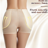 Труси пушап збільшення стегон і підтягуванням живота бежеві, фото 8