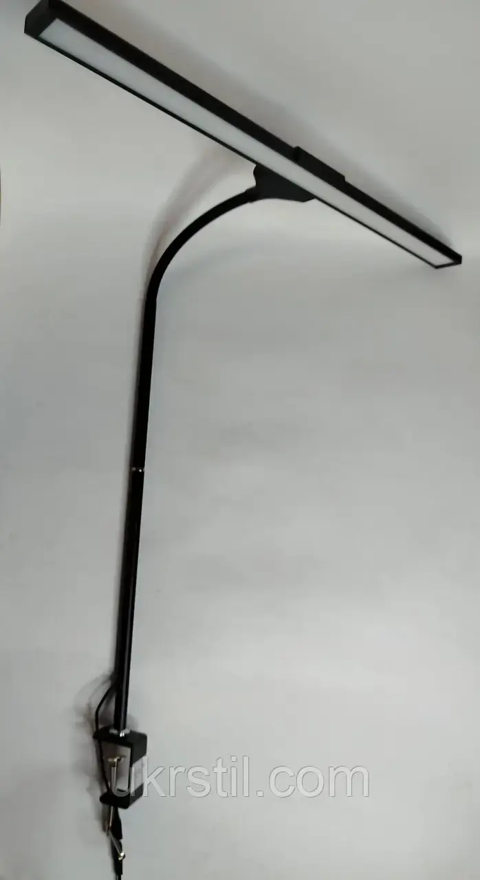 Настільна лампа Global Fashion SM-507 на струбціні, 28 Вт, чорна, фото 1