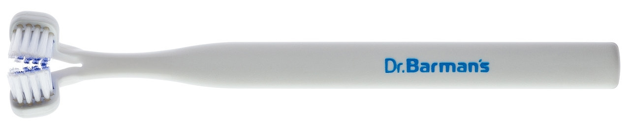 Зубна щітка Dr. Barman’s Superbrush екстра-м'яка, середня для догляду за людьми з обмеженими можливостями, фото 1
