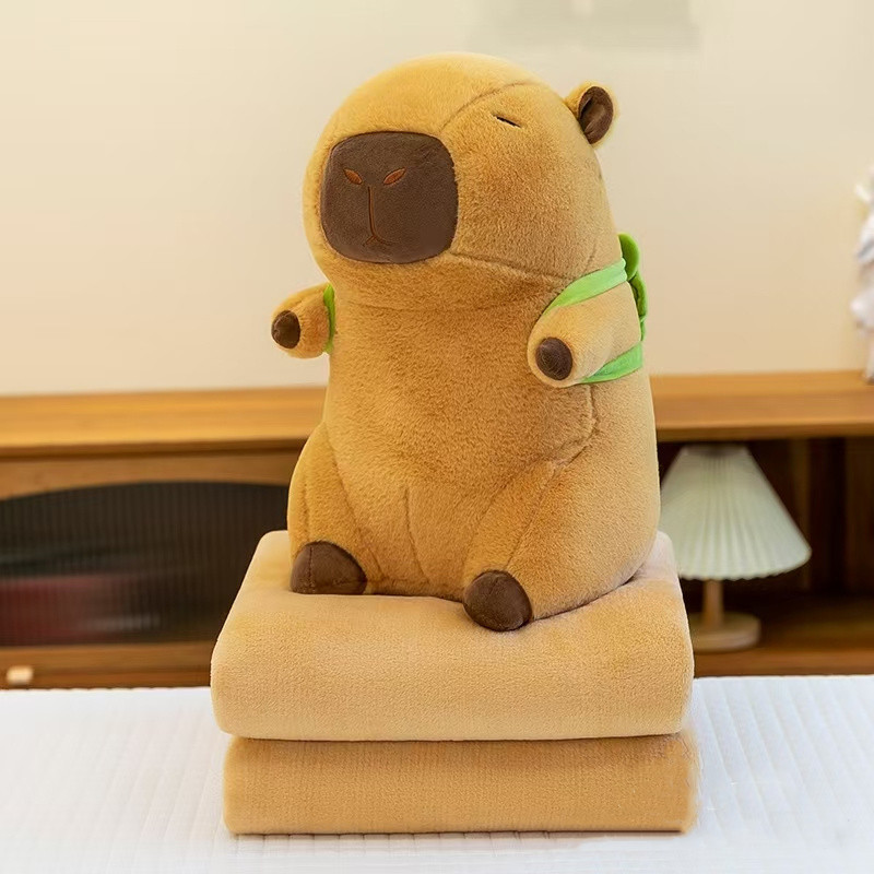 Плед - м'яка іграшка 3 в 1 (Капібара), фото 1