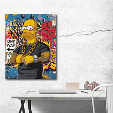 Алмазна мозайка 40*50 "Сімпсони. Гомер NoOD31929, Оригамі