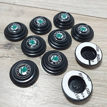 Амортизатор дверей, капота та багажника автомобіля для Škoda, 10 шт/уп, чорні (KG-12398)