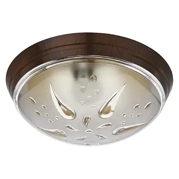 Світильник пластиковий УФО max 15W Wind Rose горіх (400-231-101)