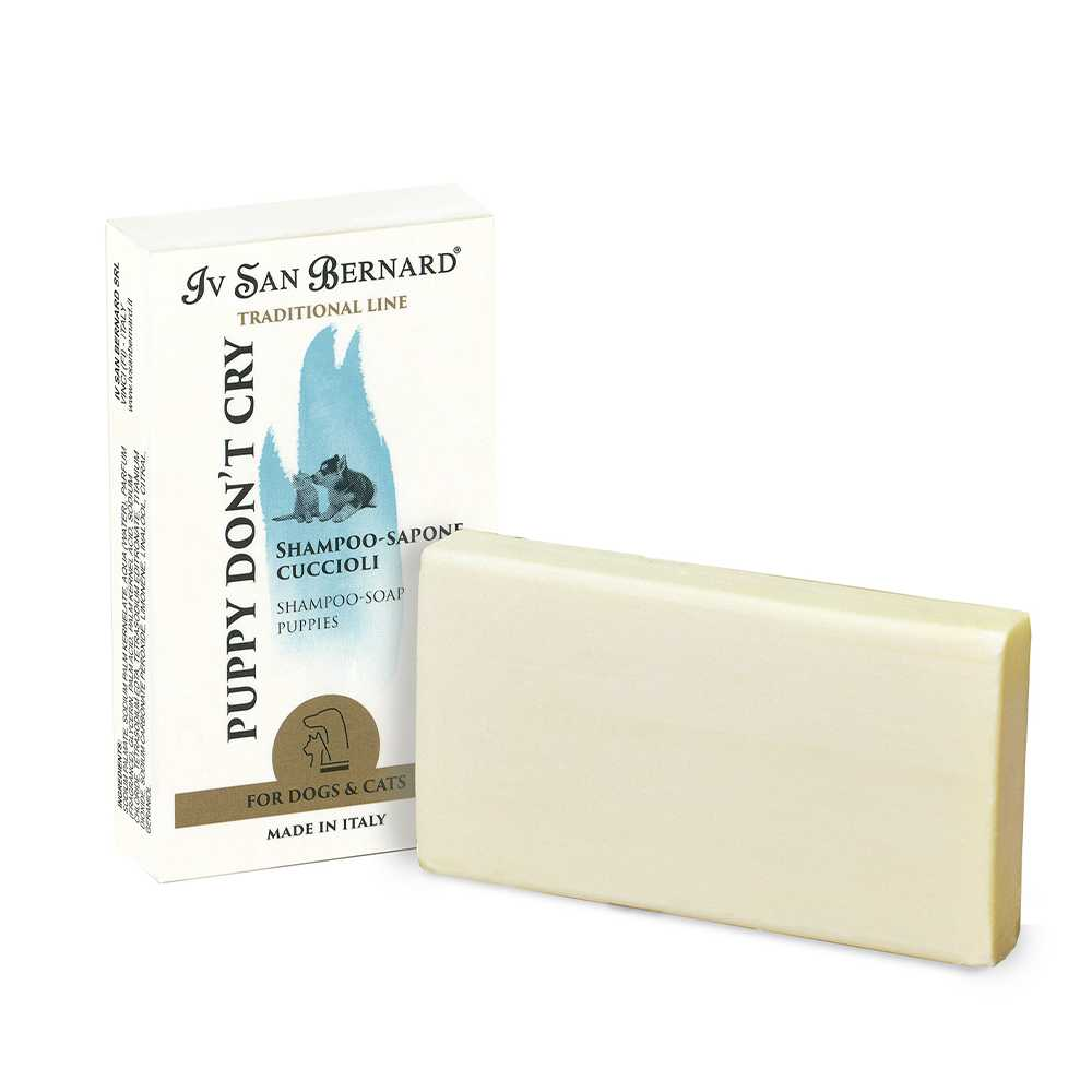 Мило для цуценят і кошенят дбайливе очищення Iv San Bernard Puppy Don’t Cry 75г, фото 1