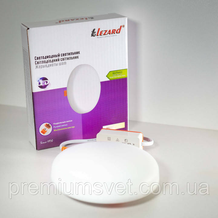 Світильник вбуд. LED/UNI коло 18Вт Lezard 119-CCEL-6418 6400К