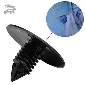 Кліпса кріплення підкрилка локера колісної арки Clio 3 Renault 7703077435 0146100QAD 7703077225