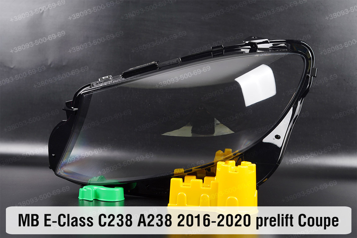 Скло фари Mercedes-Benz E-Class C238 A238 Coupe (2016-2020) дорест ліве