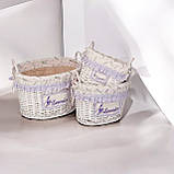 Кошик Natural House "Лаванда" з ручками, 36х26х26 см (EW-24 M), фото 4