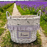 Кошик Natural House "Лаванда" з ручками, 36х26х26 см (EW-24 M), фото 7