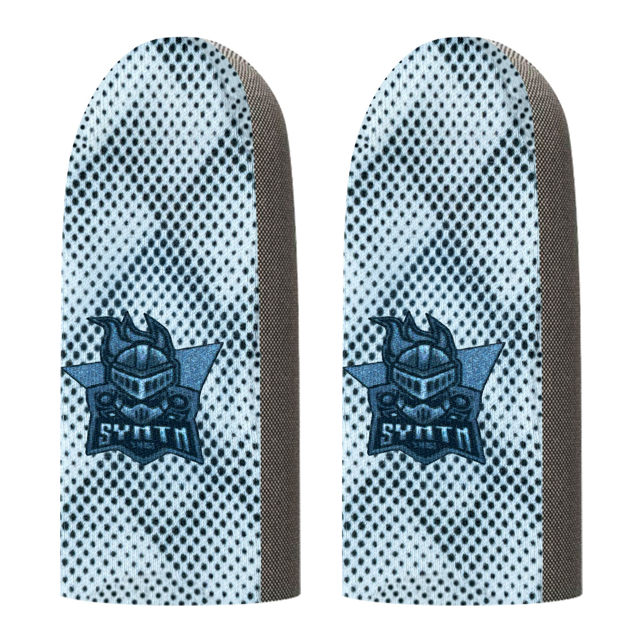 Ігрові напальчники P1 QUICK (1 пара 2 шт) для ігор на телефоні смартфоні планшеті срібне волокно pubg, фото 1