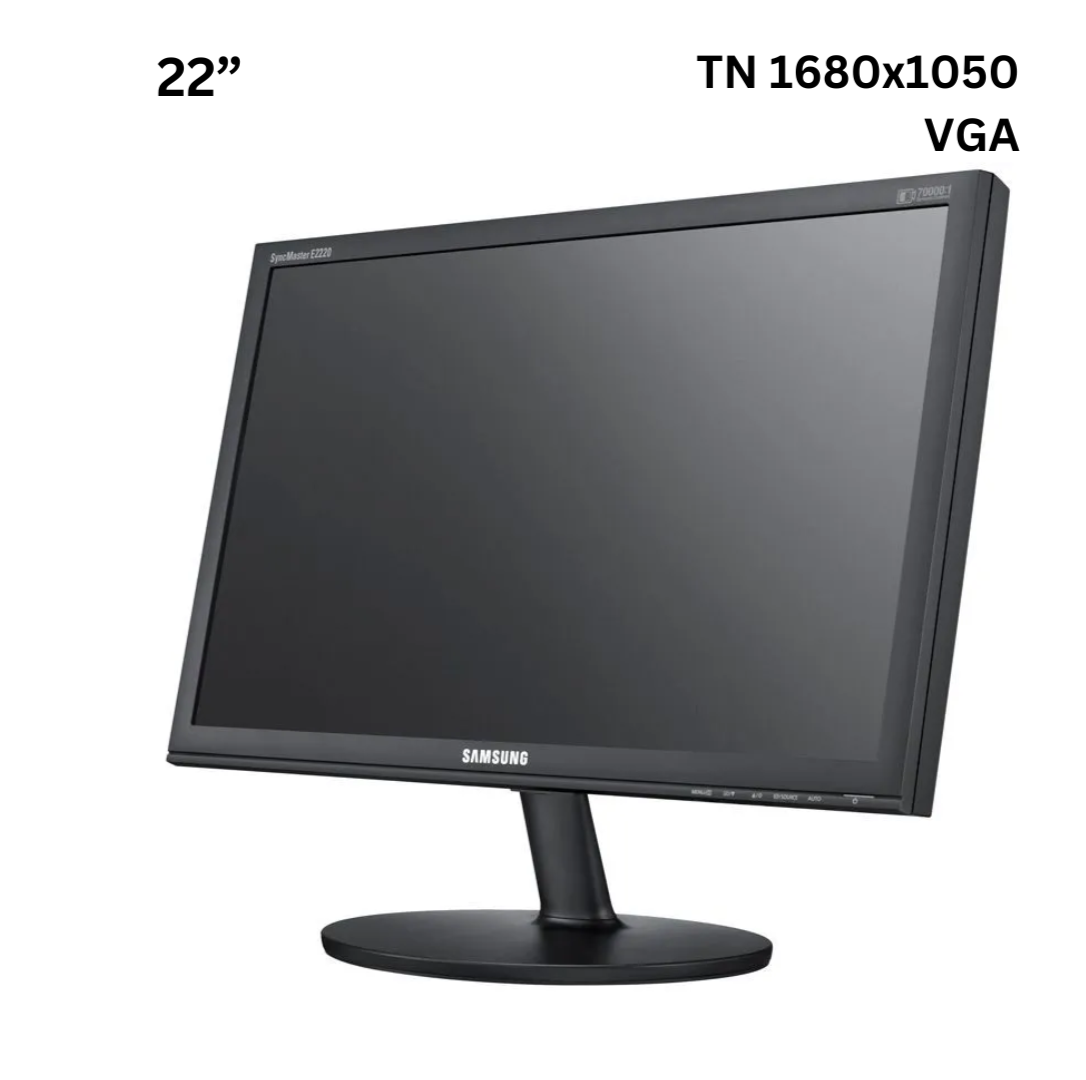 Монітор 22" Samsung SyncMaster E2220NW/TN 1680x1050/16:10/VGA Б/В