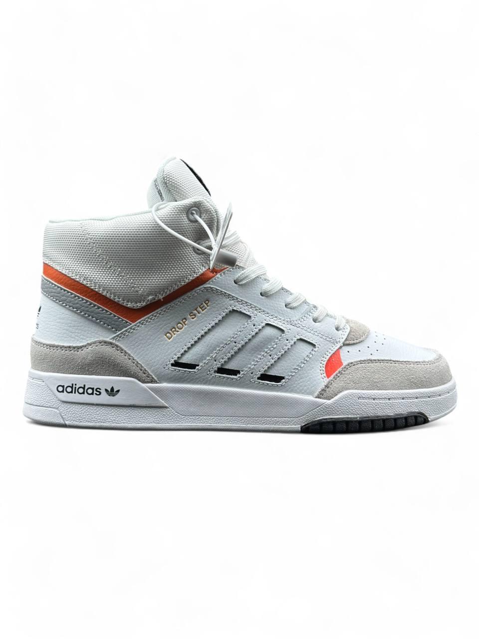 Кросівки чоловічі білі зимові Adidas Drop Step White Winter Fur (19495), фото 1