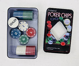 Набір для покеру 100 фішек (80198)
