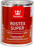 Ґрунтовка антикорозійна Rostex Super Tikkurila Ростекс Супер червоно-коричнева, 1 л, фото 2