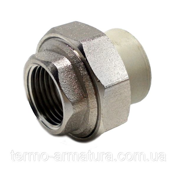 Американка ППР Ду 20х3/4" внутрішня різьба Georg Fischer, фото 1