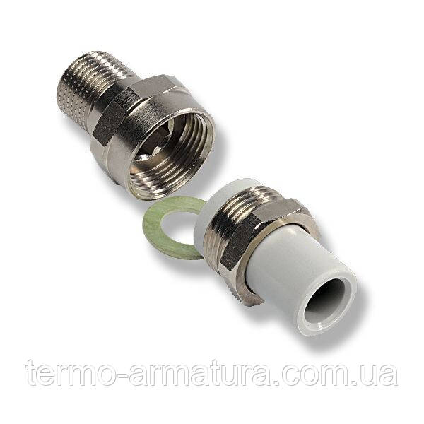 Американка ППР Ду 25х3/4" зовнішня різьба Ekoplastik
