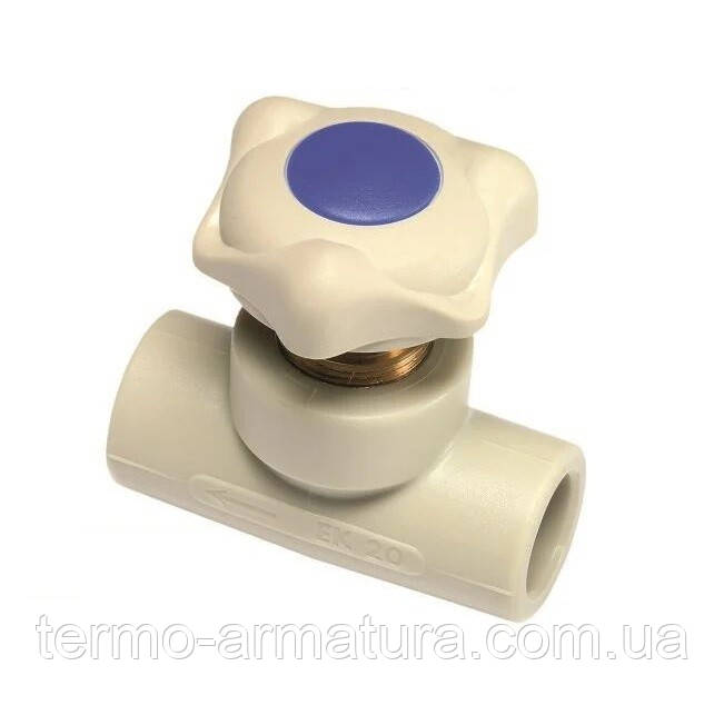 Вентиль ППР Ду 50 Ekoplastik