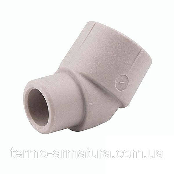 Коліно ППР Ду 16х45° Ekoplastik внутрішньо-зовнішнє, фото 1