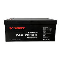Акумулятор LiFePo4 (Літій-залізо-фосфатні) Schwarz 24V 200Ah з екраном