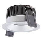 Світильник точковий 8W 220V 680lm 3000K ⌀81mm DIM IP44 срібний [4058075799608] Ledvance SP FIX P
