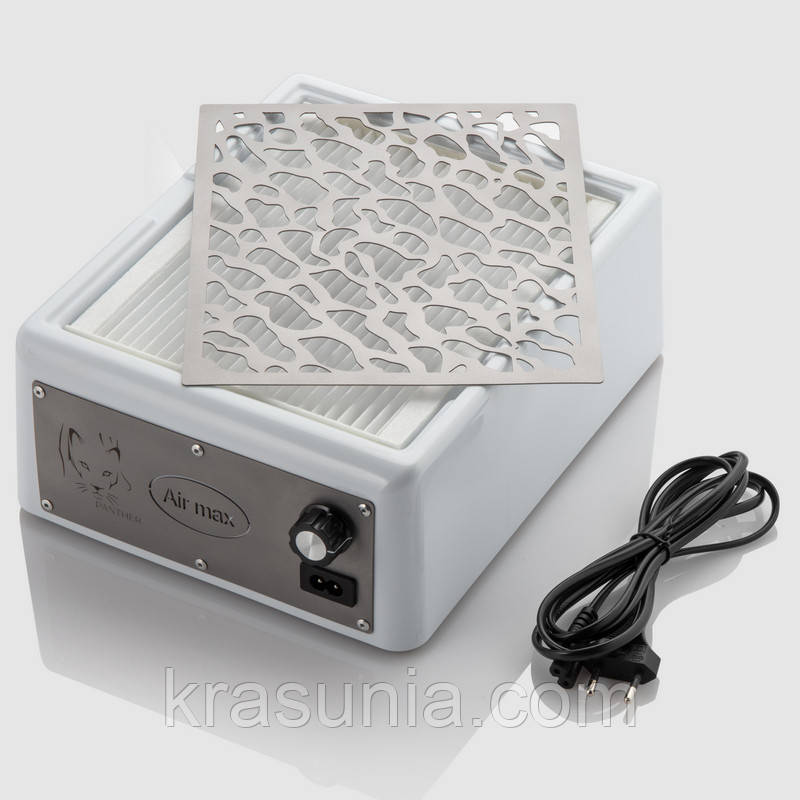 Настільна витяжка з фільтром Air Max Panther біла silver