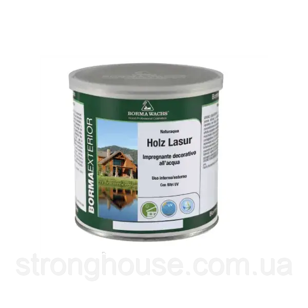Лазур водна NATURAQUA HOLZLASUR CLEAR (Прозора) 20 л  NAT3614.20