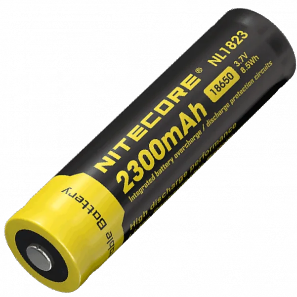 Акумулятор Nitecore NL1823 18650 2300mAh 3.7V Li-Ion (Чорний з жовтим)