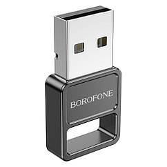 USB Блютуз Borofone DH8 adapter BT5.1 Колір Чорний