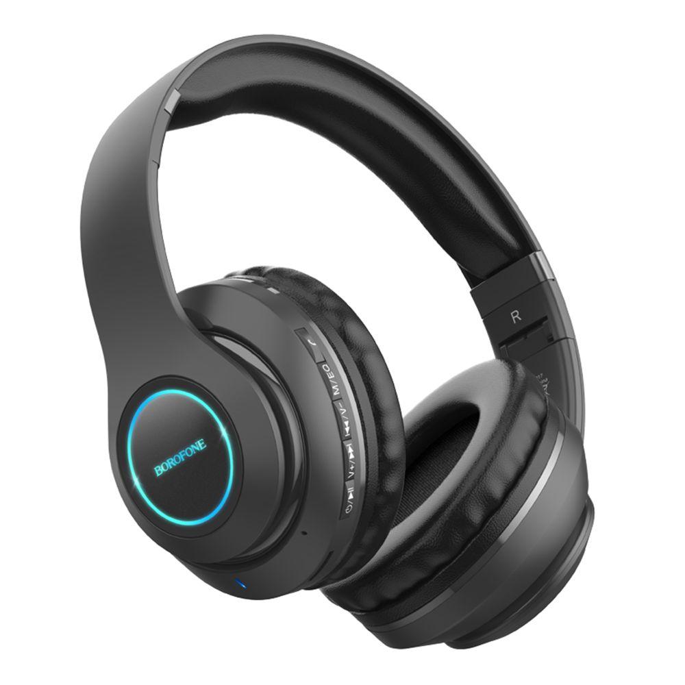 Блютуз Стерео Гарнітура Borofone BO17 Колір Чорний, фото 1