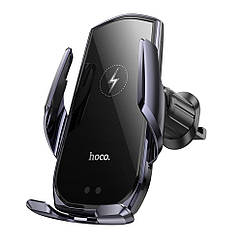 Автотримач Hoco CA202 Plus Automatic Clamping Wireless 15w Колір Чорно-сірий