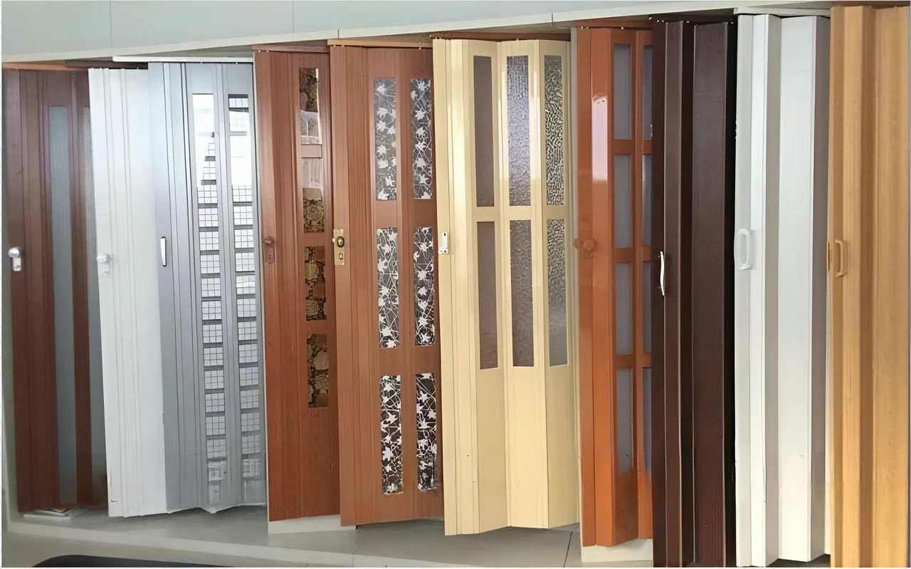 Ширмочка ( 0,6 мм) гармошка 820х2030х0,6мм розсувна Економ. асортимент кольорів і моделей, фото 1