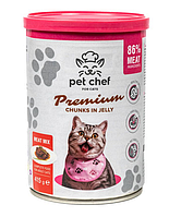 Pet Chef консерва для котів 415 г (асорті)