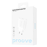 МЗП мережевий зарядний пристрій Proove Rapid 20W Type-C швидка зарядка PD 3.0 блок блочок для телефона, фото 3