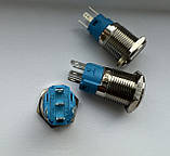 Кнопки з фіксацією 19мм 19-24 В, червоний LED, 5pin, фото 5