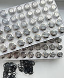 Кнопка 19 мм фіксується, 9-24 В, білий LED, 5pin, 19-P11Z-E, фото 9