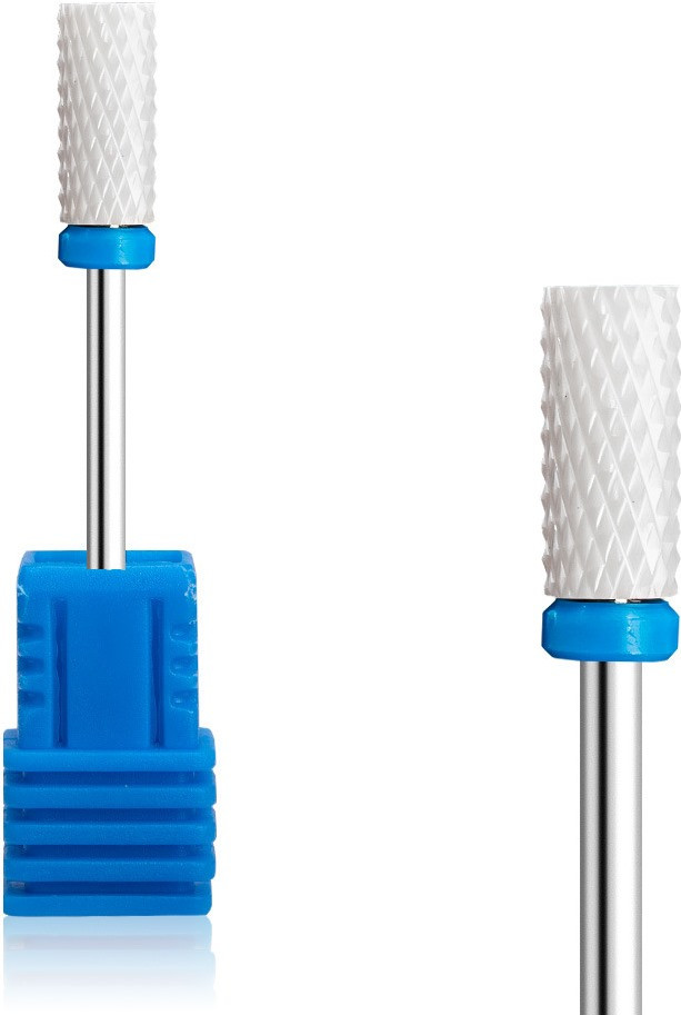 Керамічна насадка для фрезера Lpnails циліндр синій, фото 1