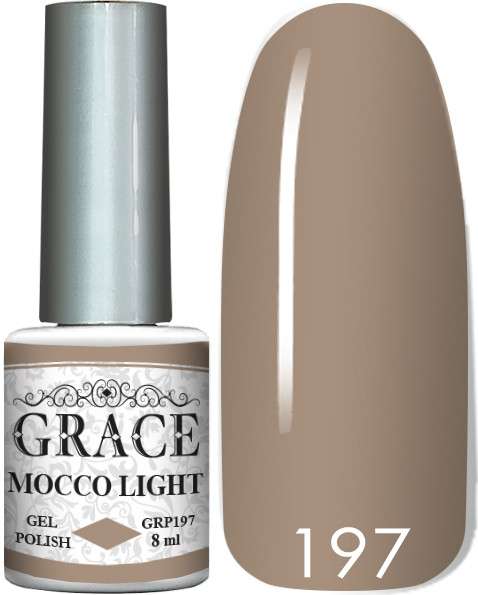 Гель-лак Грейс GRACE GRP197 Mocco Light 8ml, фото 1
