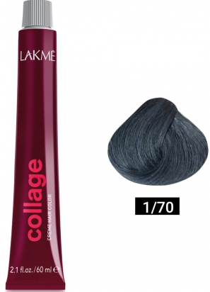 1/70 Ісиза-чорний крем-фарба для волосся 60 мл Collage Lakme, фото 1
