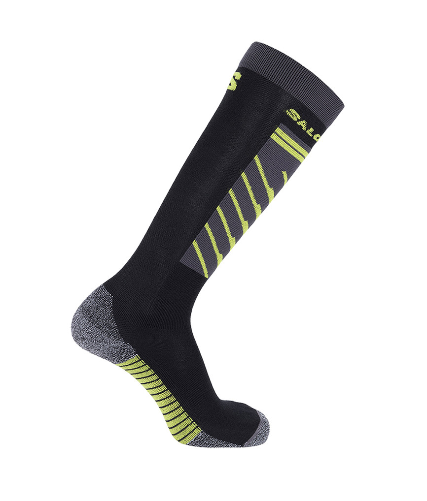 Шкарпетки гірськолижні Salomon S/ACCESS L 42-44 Deep Black Phantom/Sulfur Spring