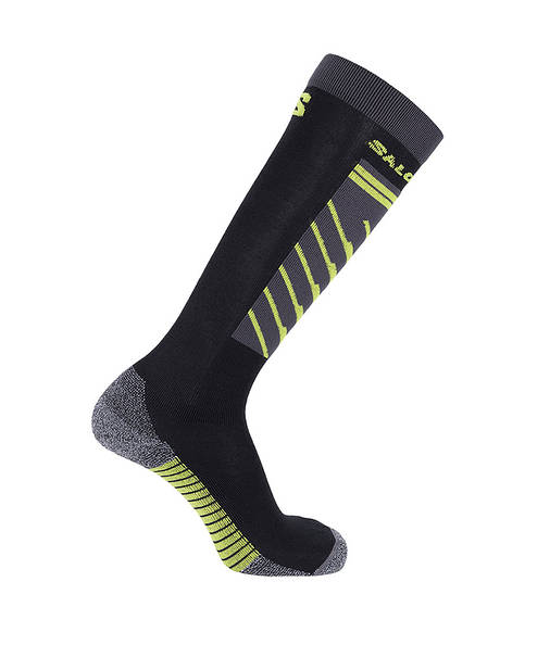 Шкарпетки гірськолижні Salomon S/ACCESS L 42-44 Deep Black Phantom/Sulfur Spring, фото 1