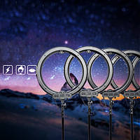 Кольцева лампа з телескопічною підставкою (на підлогу)