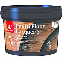 Лак для підлоги TIKKURILA PONTTI FLOOR 5 (ТІККУРІЛА ПОНТТІ ФЛОР) 2.7л матовий