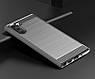 Захисний вуглецевий чохол MADORU Carbon Plus для Samsung Galaxy Note 10, Сірий, фото 2