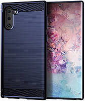 Захисний чохол MADORU Carbon Plus, вуглецеве волокно, для Samsung Galaxy Note 10, синій