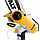 Безщіткова акумуляторна ланцюгова мініпила DeWalt DCM2000 (24V, 5AH) Пила Деволт із шиною 15 см bs, фото 8