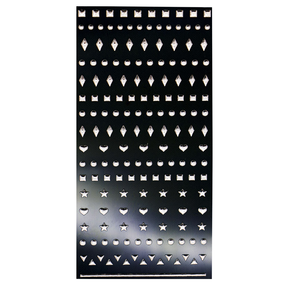 3D слайдер для дизайну нігтів Mirror Jewel — Point Silver, фото 1