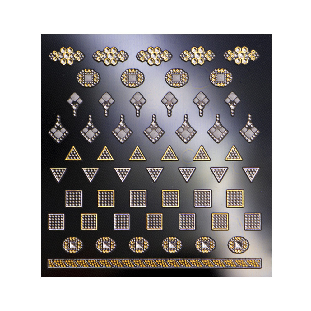 3D слайдер для дизайну нігтів Shiny Nail Applique — Dazzling Decoration — Jewelry Antique, фото 1