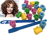 Комплект чарівних бігуді Magic Leverag "Хвильовий ефект" для зачіски, 18 шт.