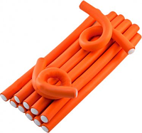 Професійні папільйотки з липучкою для ідеальних локонів 16 мм, комплект з 6 шт.